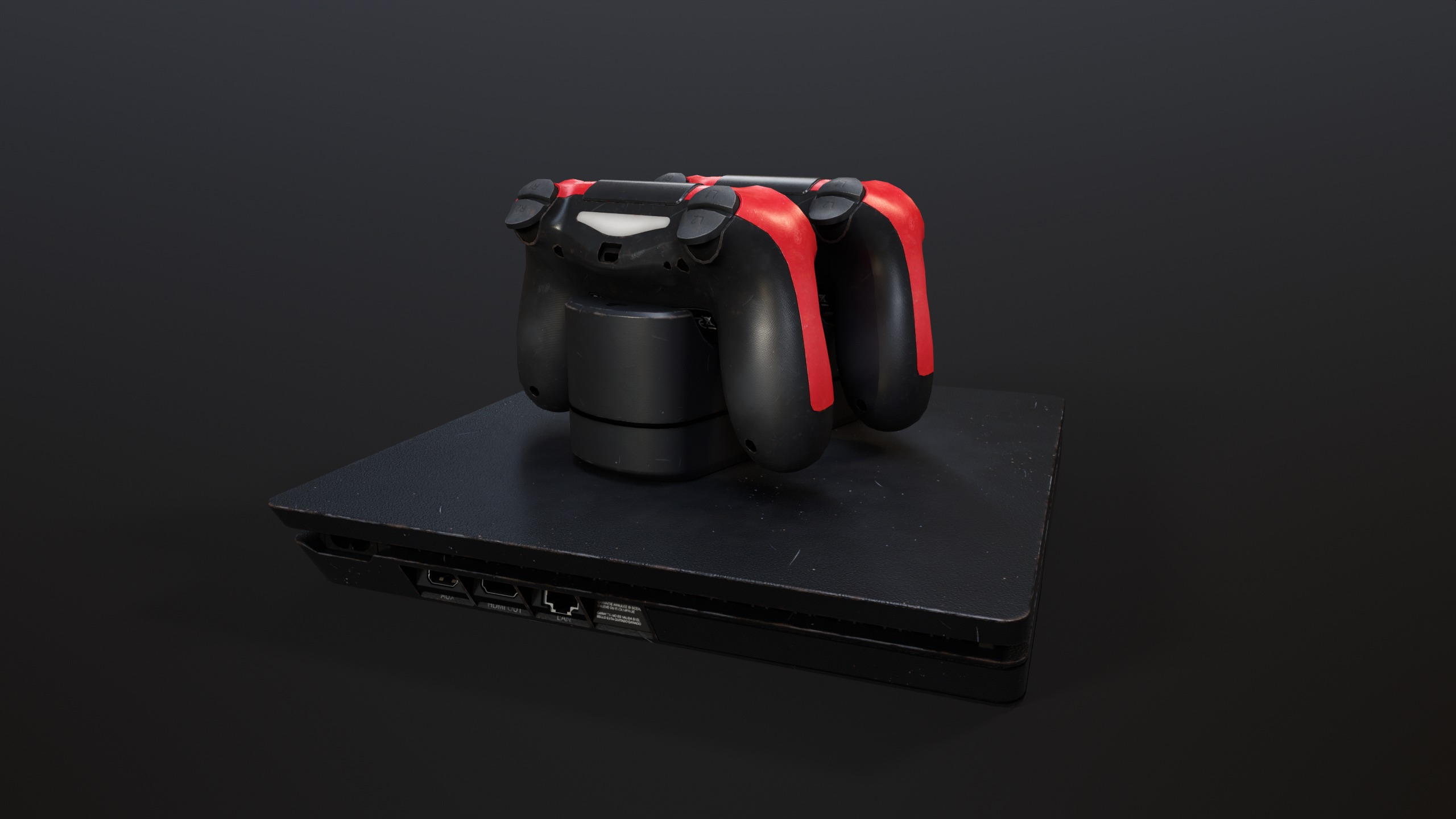 PS4 Slim with Dual Shock PS4 Controller and Controller Charger free VR ...