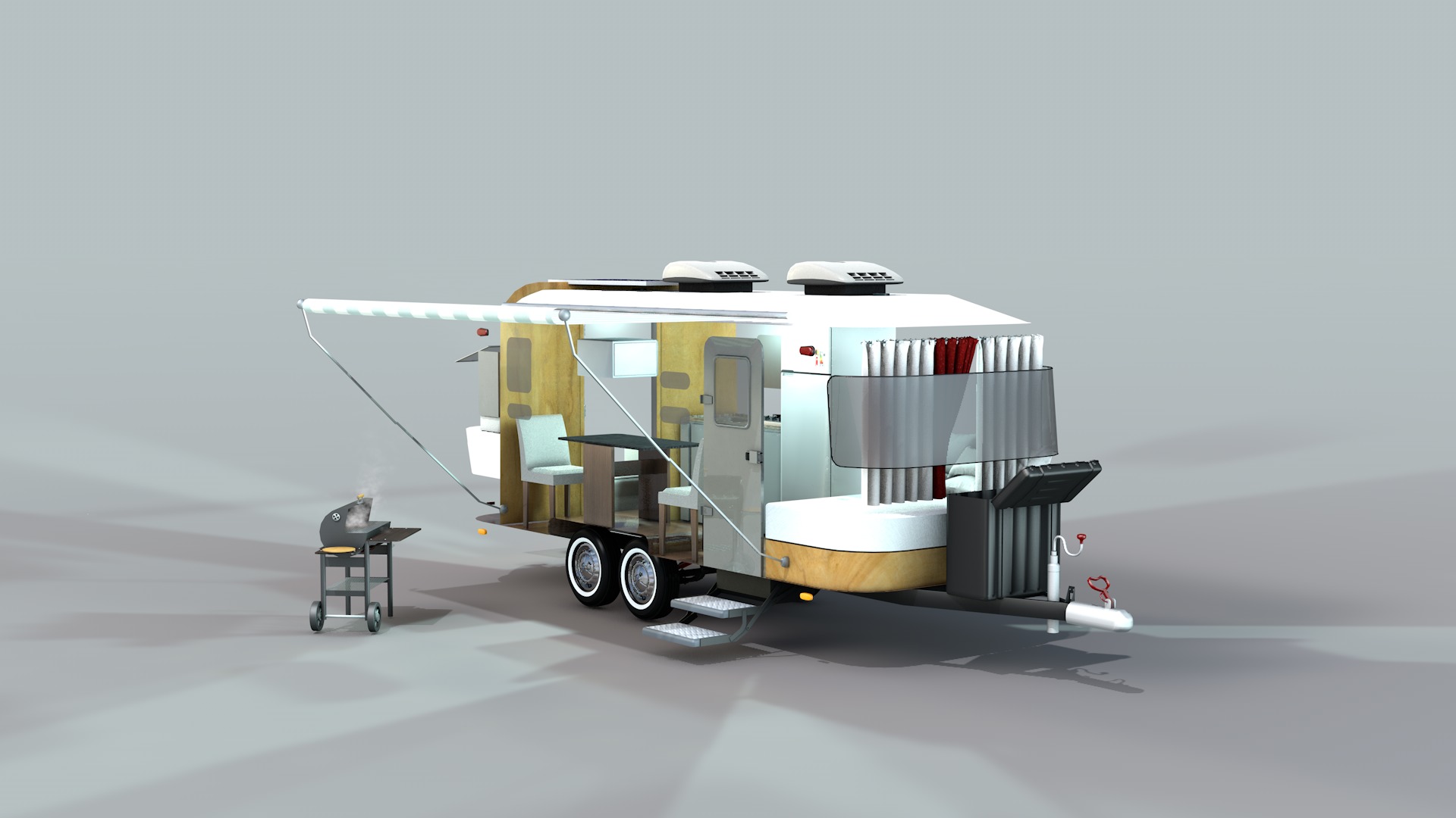 Furnished Trailer 3D model_21