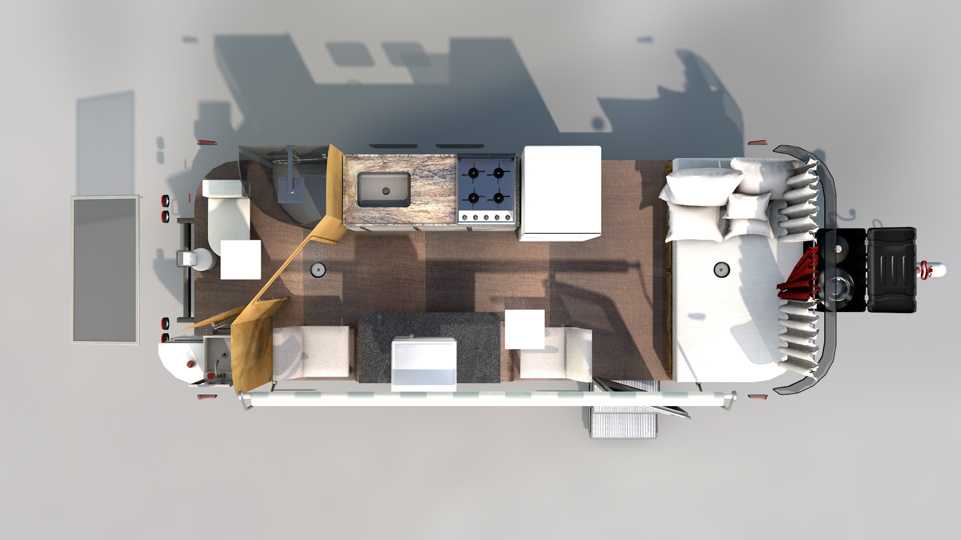 Furnished Trailer 3D model_11