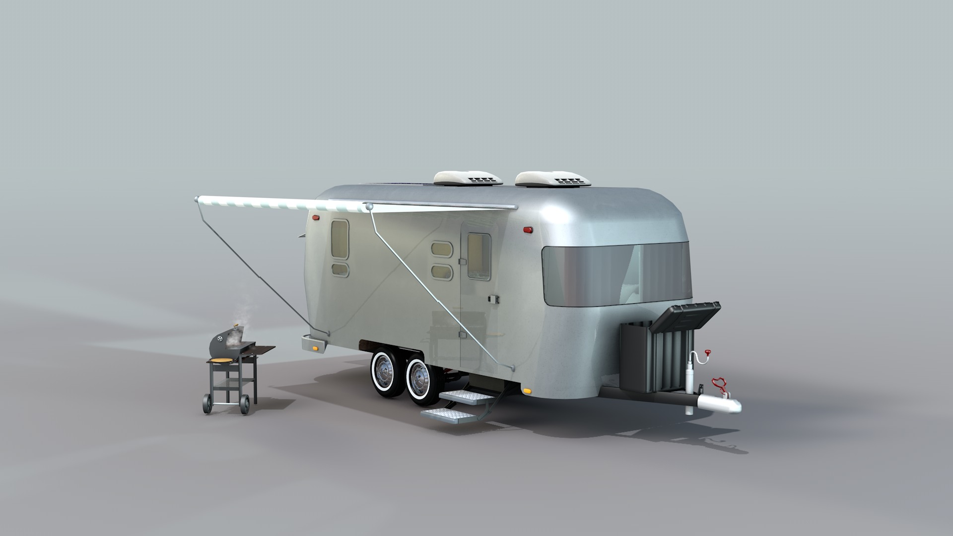 Furnished Trailer 3D model_22