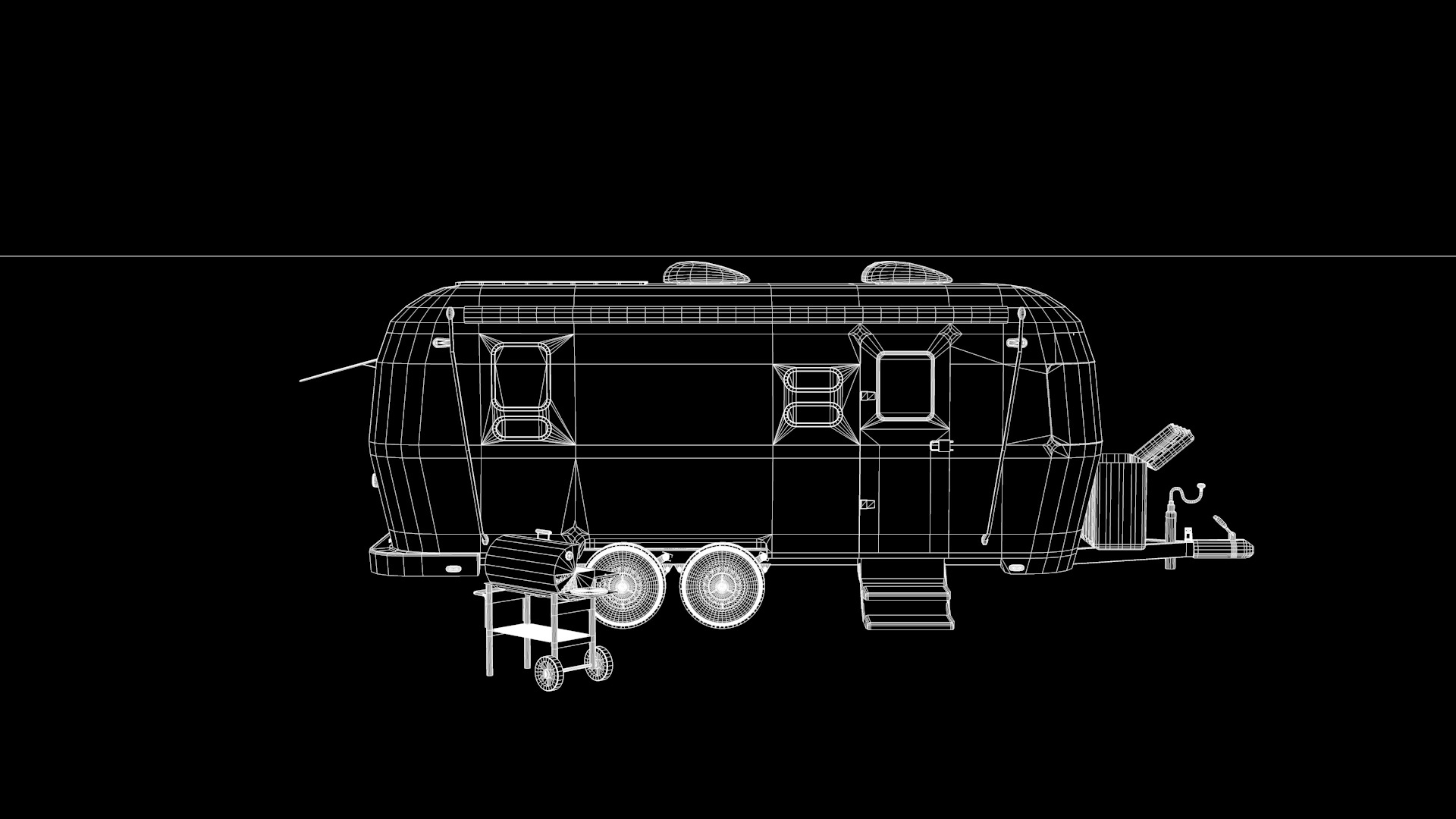 Furnished Trailer 3D model_8