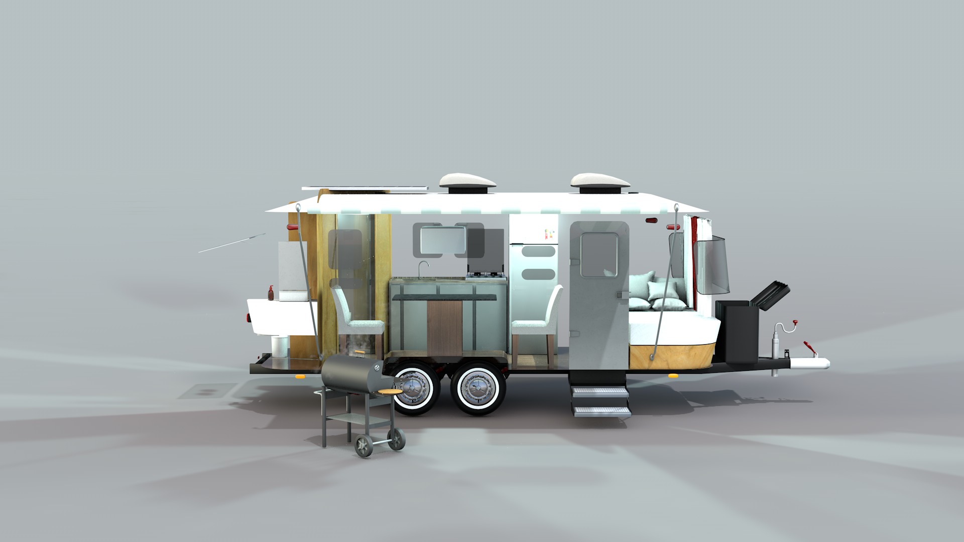Furnished Trailer 3D model_20
