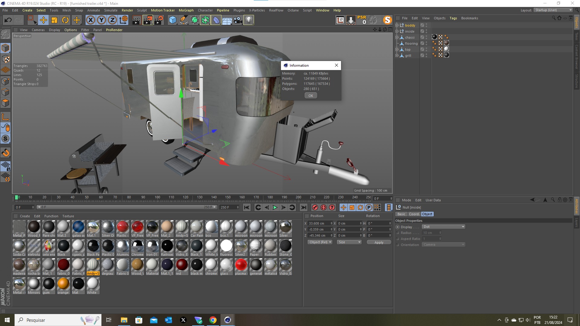Furnished Trailer 3D model_24