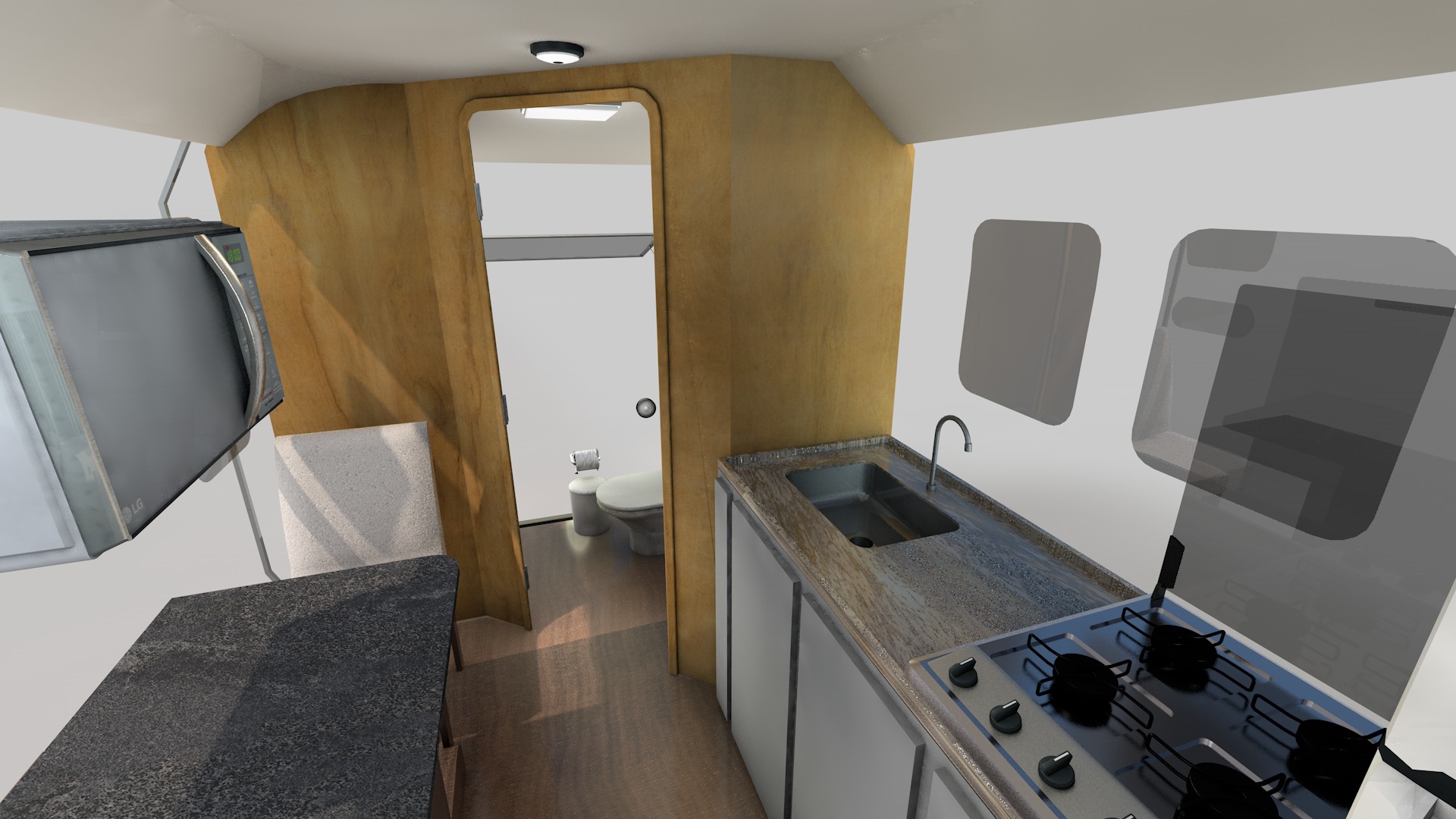 Furnished Trailer 3D model_13