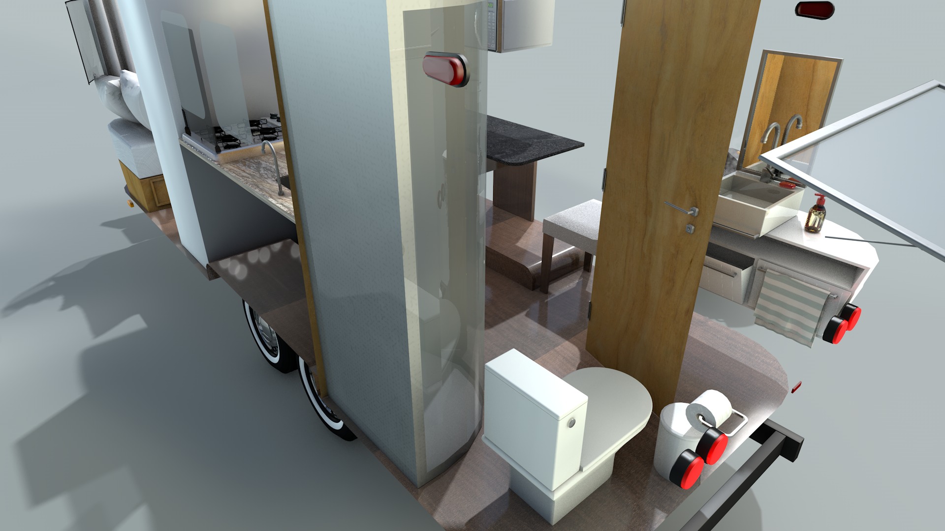 Furnished Trailer 3D model_15