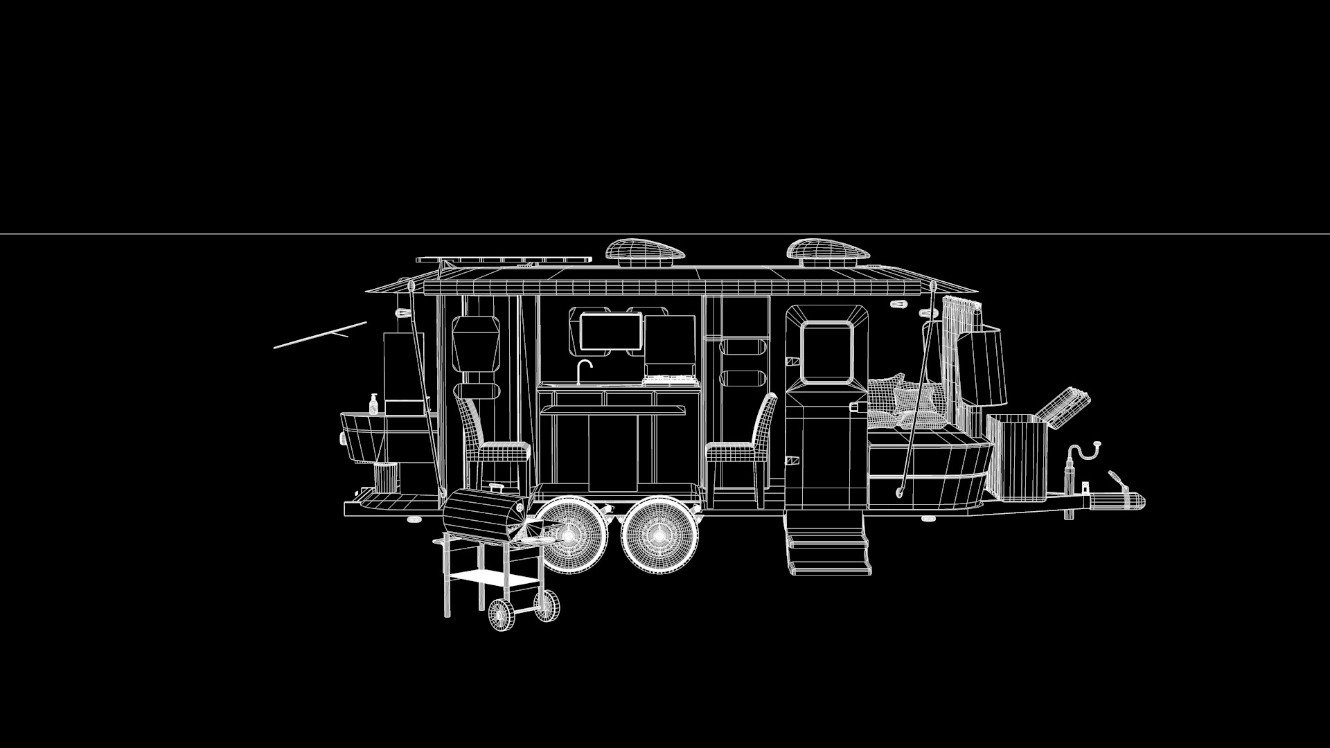 Furnished Trailer 3D model_19