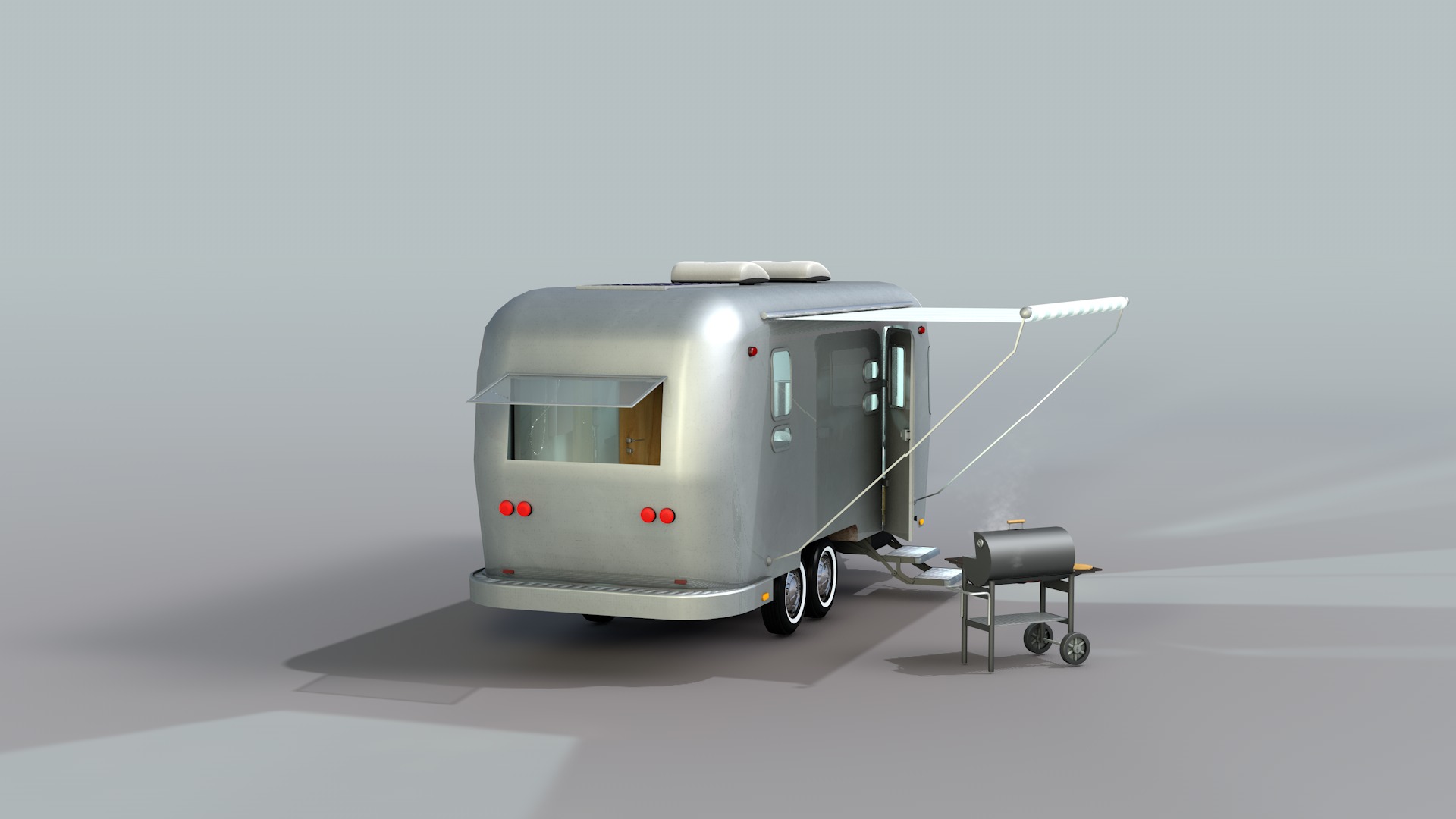 Furnished Trailer 3D model_6