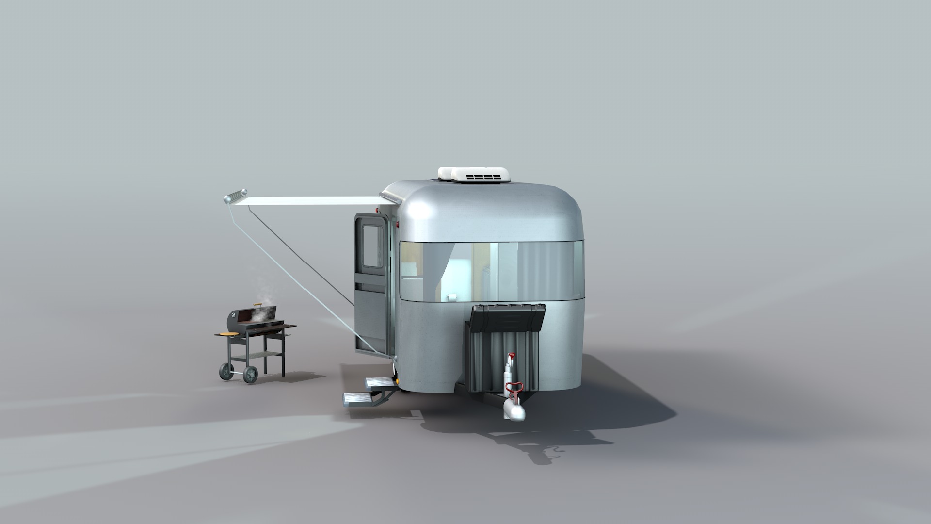 Furnished Trailer 3D model_23