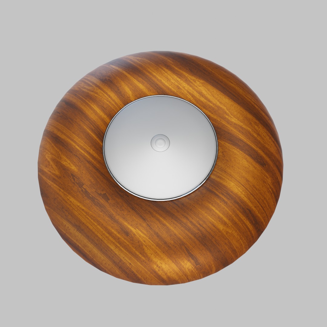 Smart Home Hub Low-poly 3D model_4