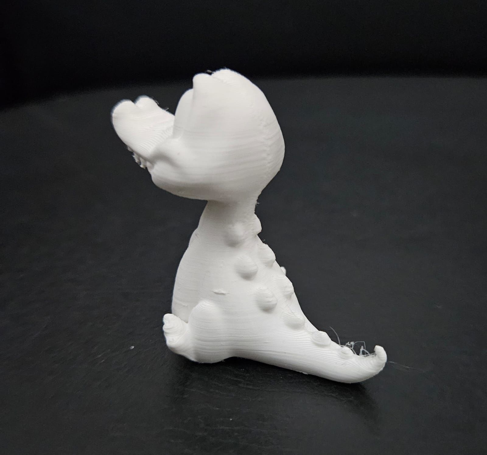 Cartoon Sitting Alligator 3D print model_10