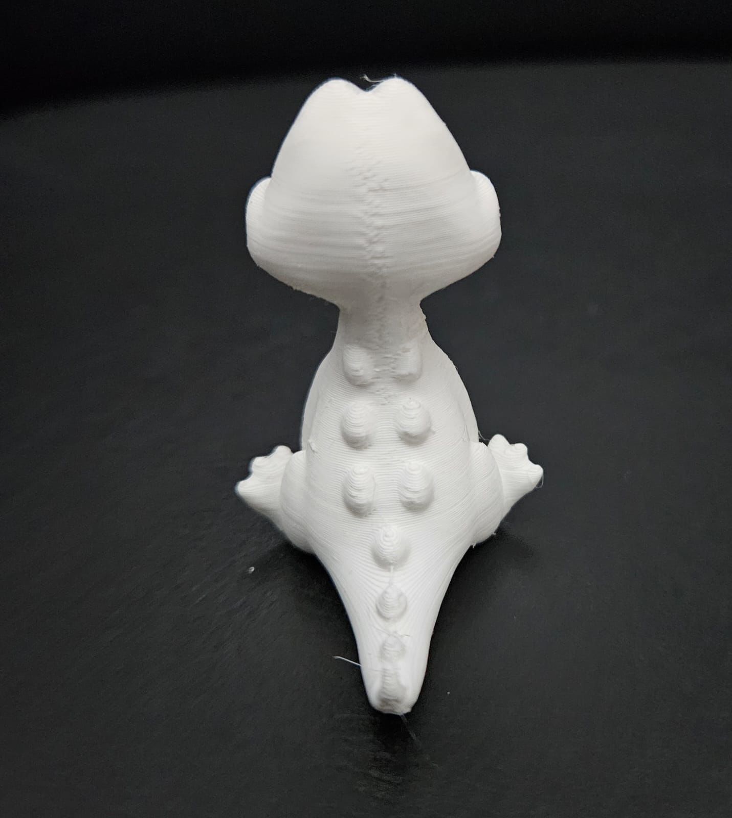 Cartoon Sitting Alligator 3D print model_8