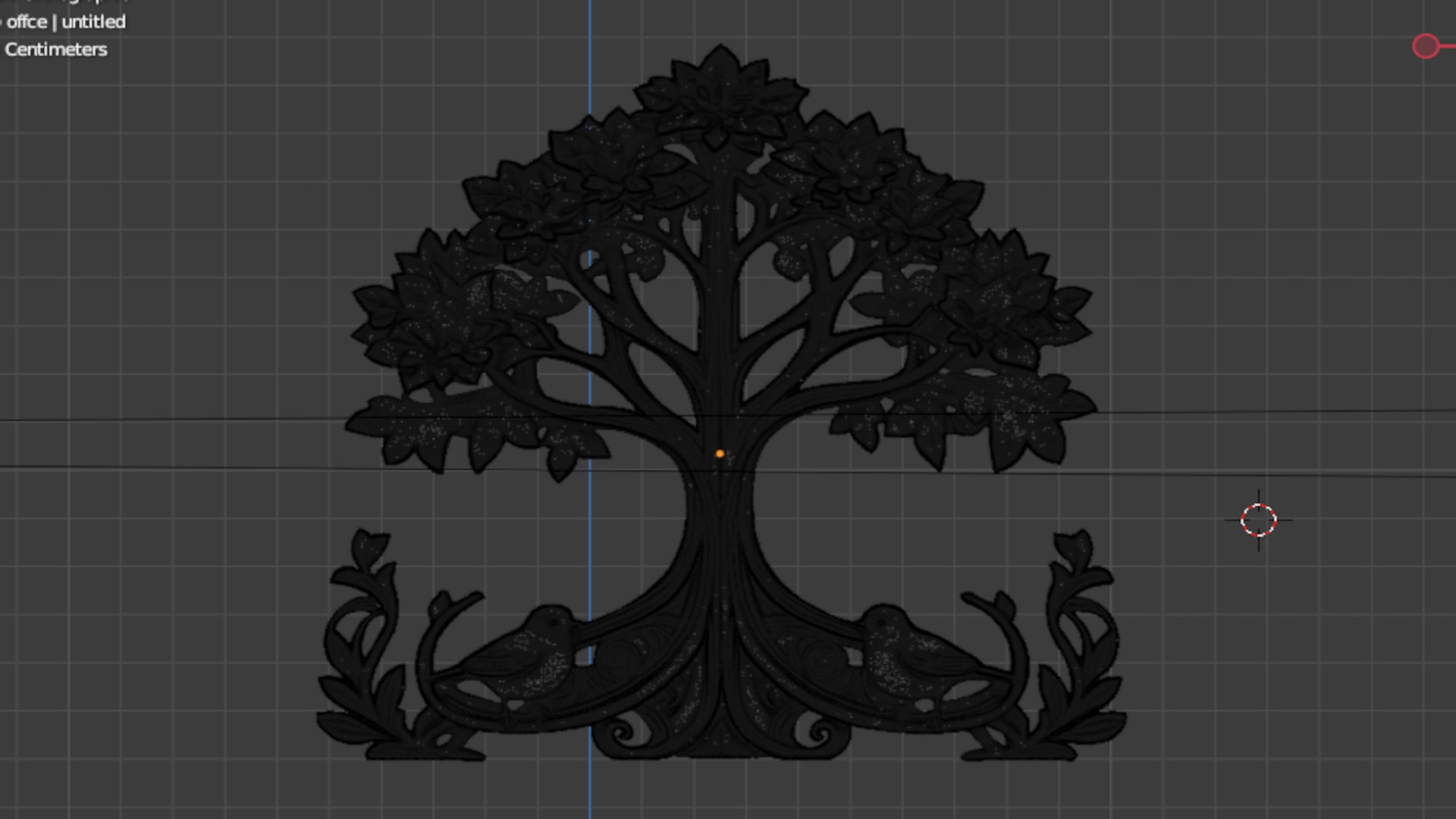 decor set wall panel wall relief mural CNC 43 3D model_5