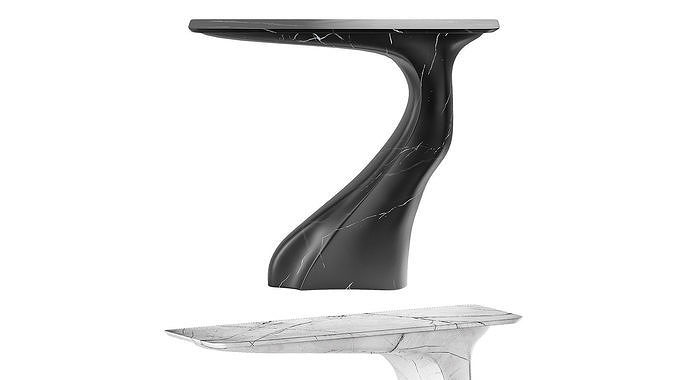 Modern Console Table Amorph Frolic 3D model