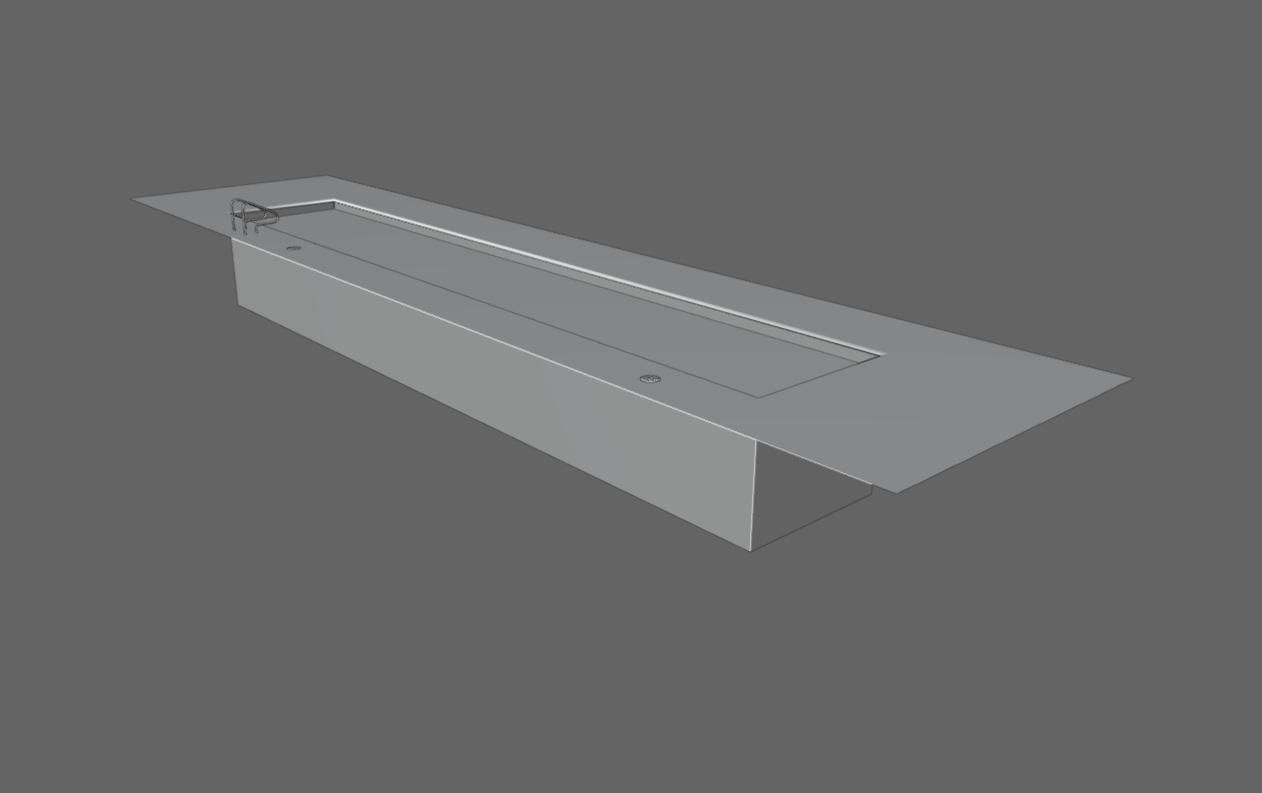 Masonry Pool - Piscina de alvenaria Low-poly 3D model_15