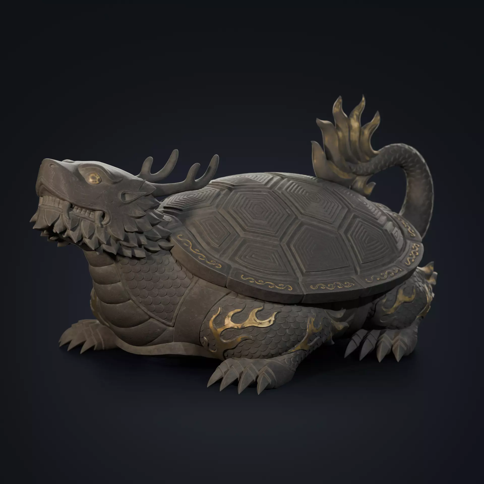 Dragon Turtle 3D print model_0