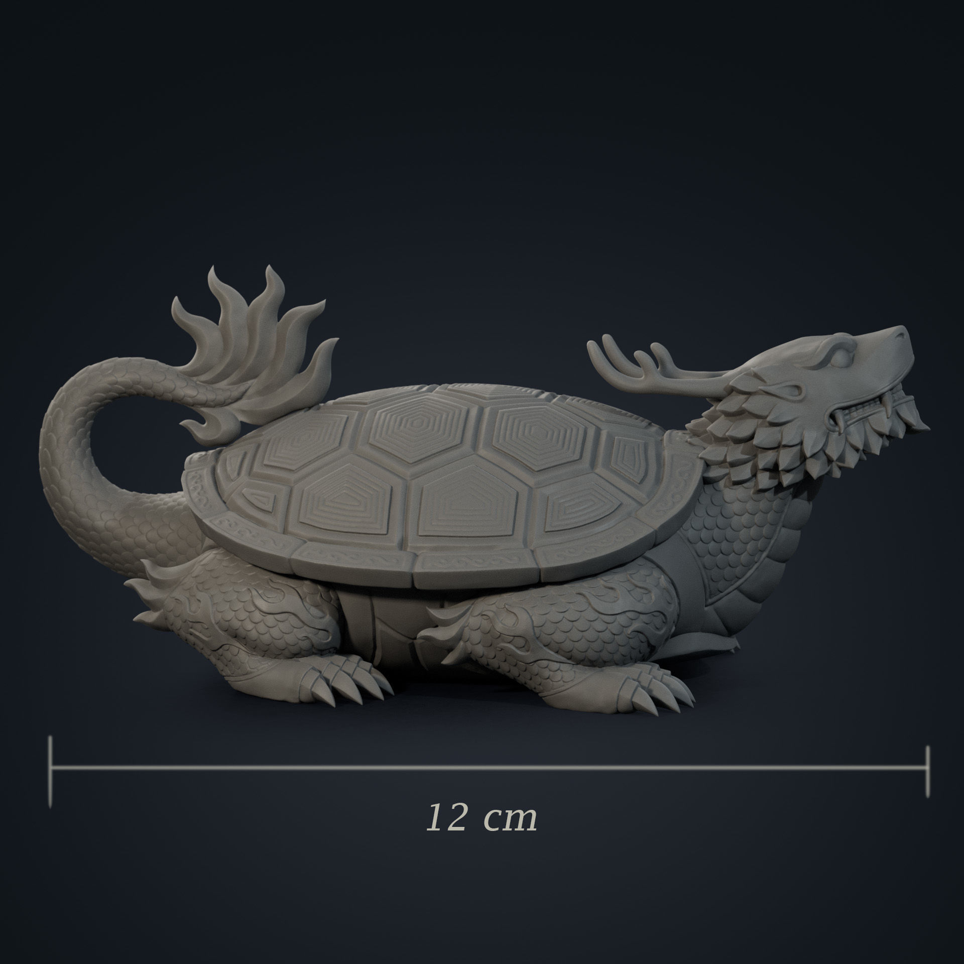 Dragon Turtle 3D print model_2