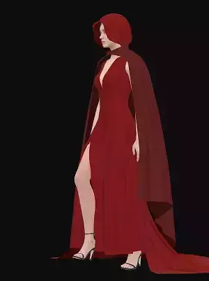 Vermilion Mantle Style3D Atelier