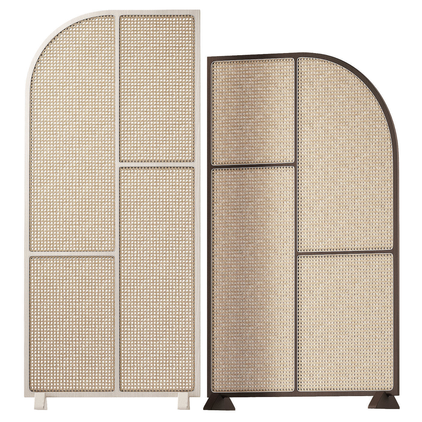 Room Dividers - Rattan Interior Partitions Screen 3D model_1