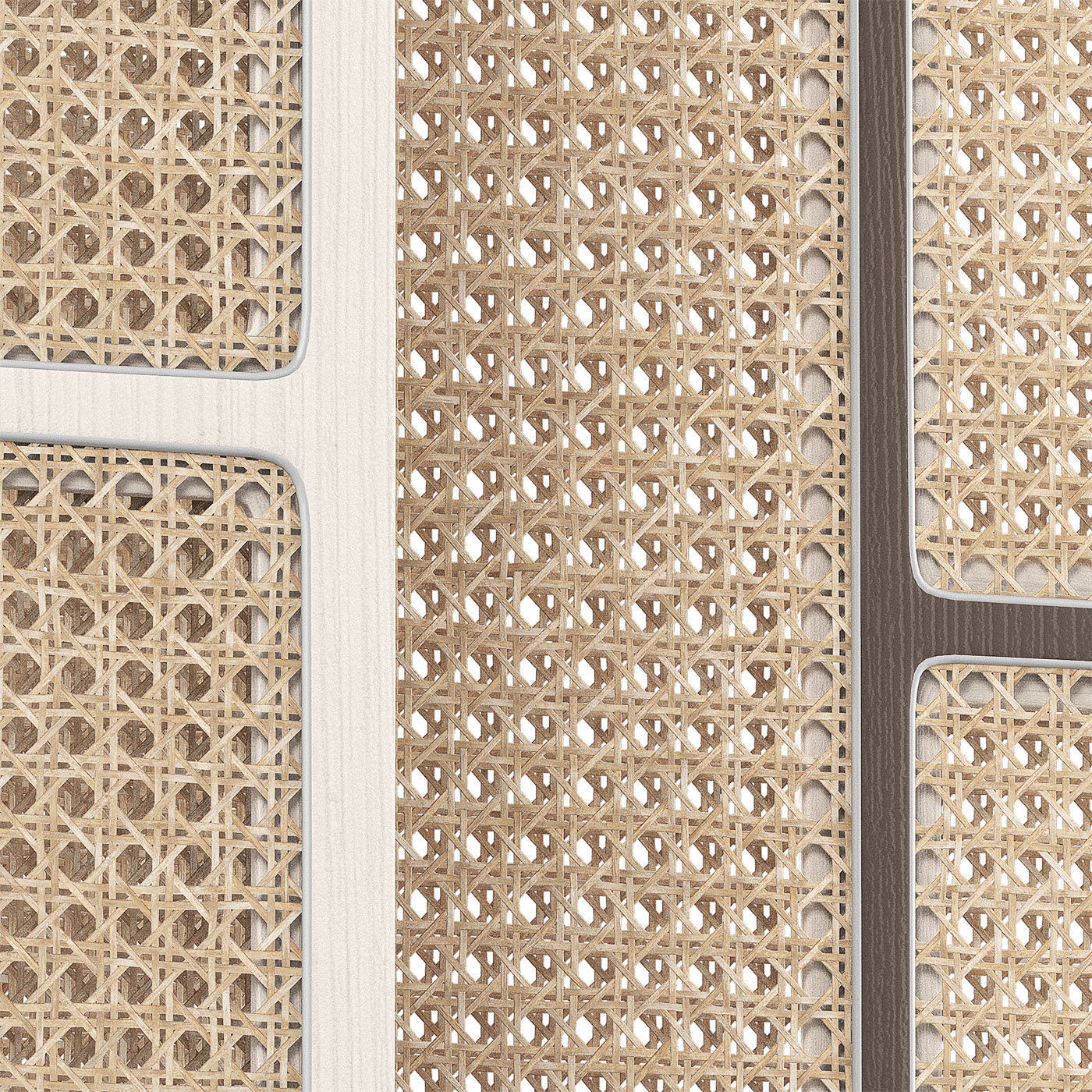 Room Dividers - Rattan Interior Partitions Screen 3D model_4
