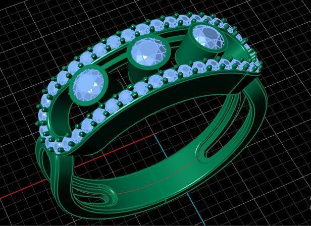 messika classique ring 3dm 3D print model_1