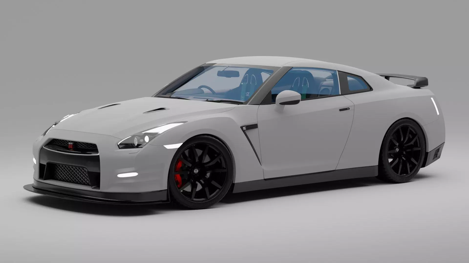 NISSAN GTR 3D model 3D model