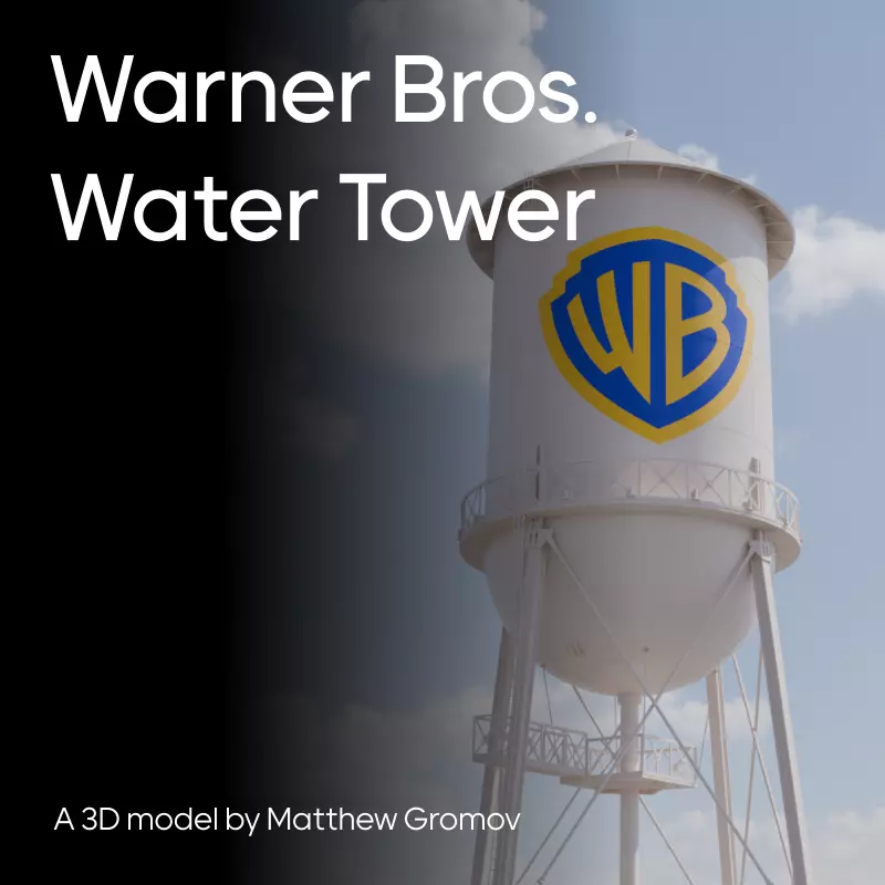 WB Water Tower 3D model