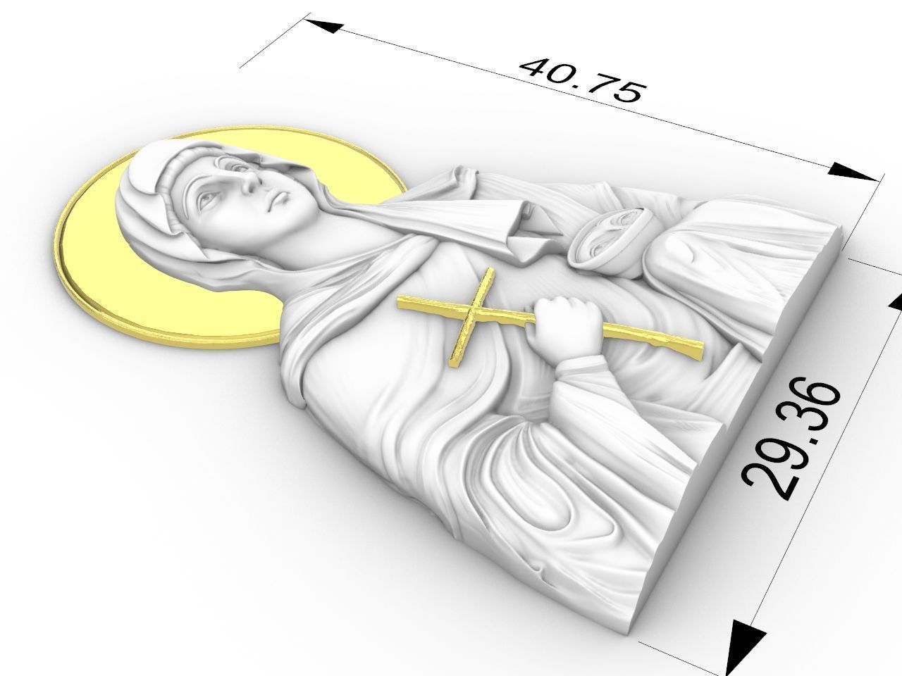 Saint Paraskevi of Rome 3D print model_6