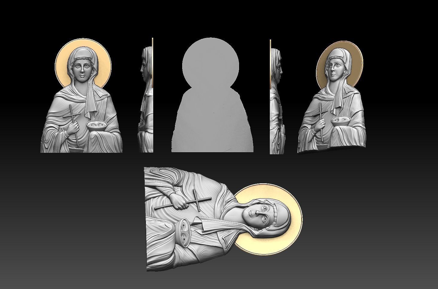 Saint Paraskevi of Rome 3D print model_4