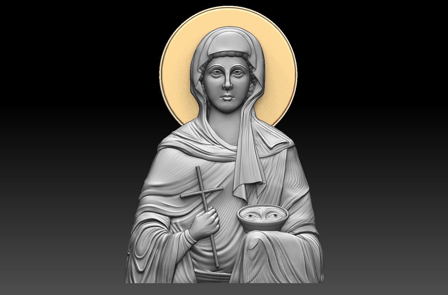 Saint Paraskevi of Rome 3D print model_0