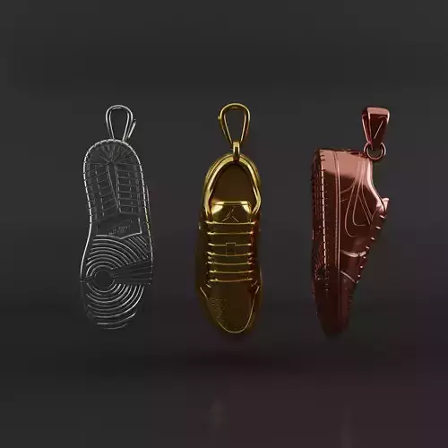 Nike Air Jordan 1 shoe pendant 3D print model