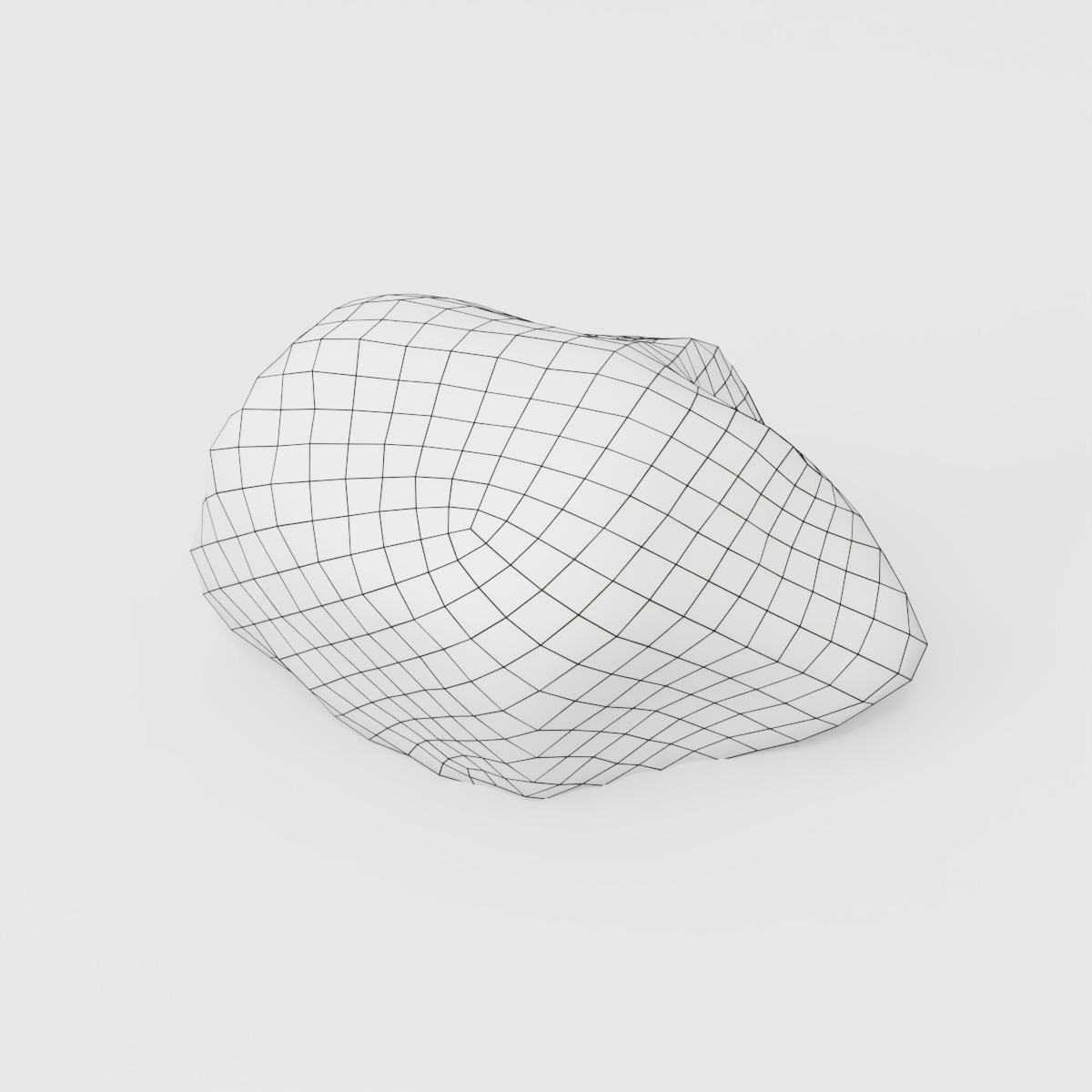 Rock 04 - 3 LOD Models - PBR Textures Low-poly 3D model_3