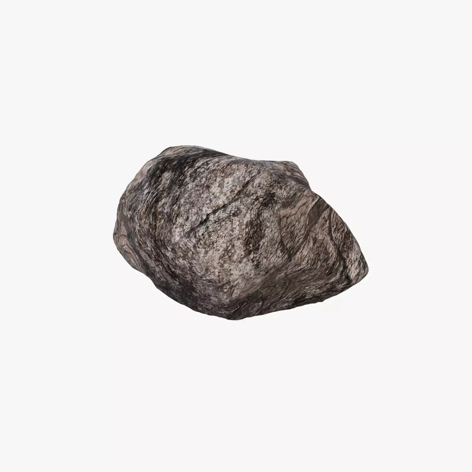 Rock 04 - 3 LOD Models - PBR Textures Low-poly 3D model_0