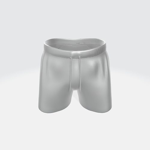 Casual knee-length shorts 3D model