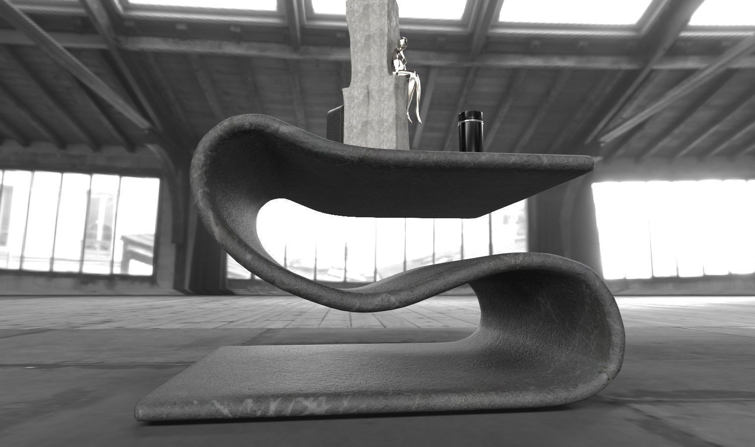 CULLINAN - Luxury Abstract Table 3D model_3