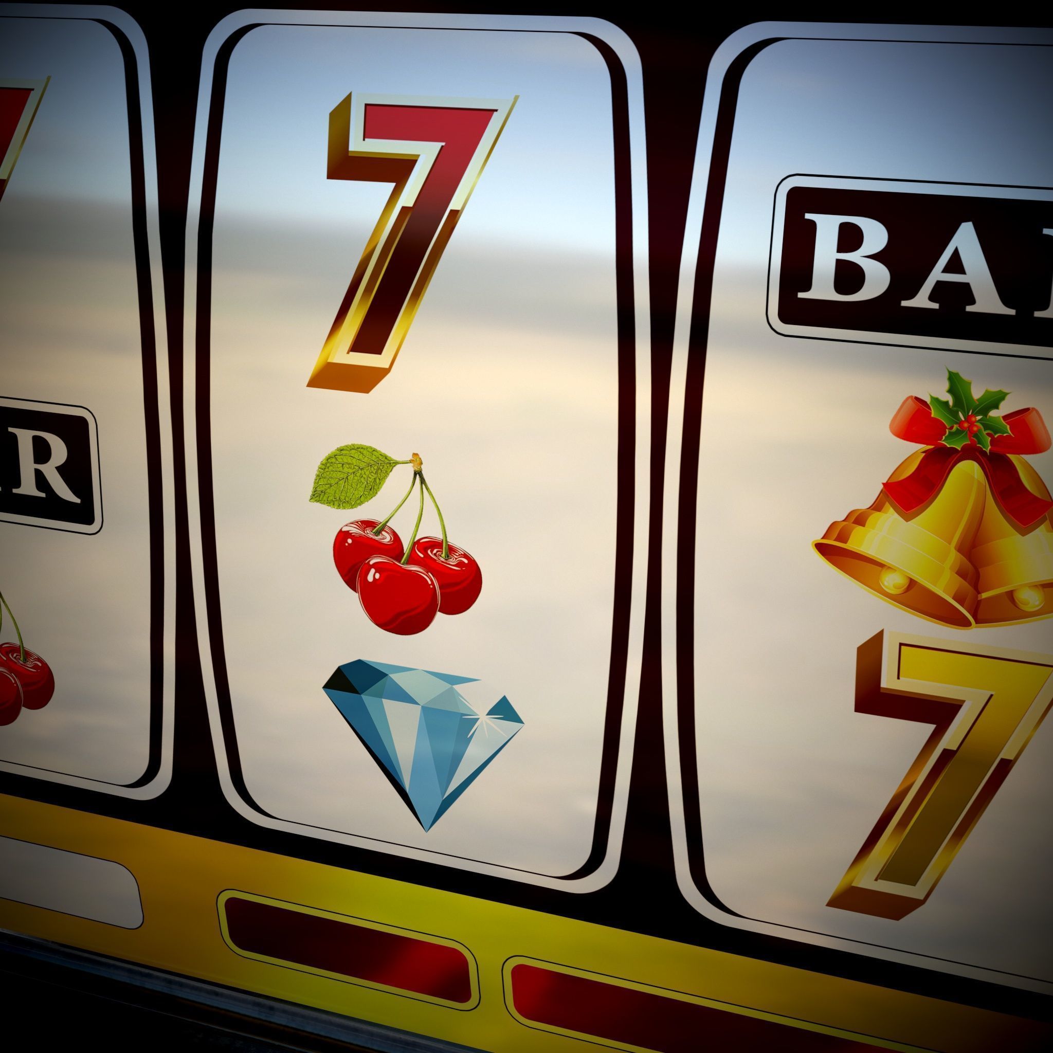 Solt Machine Cashino Games  Low-poly 3D model_8