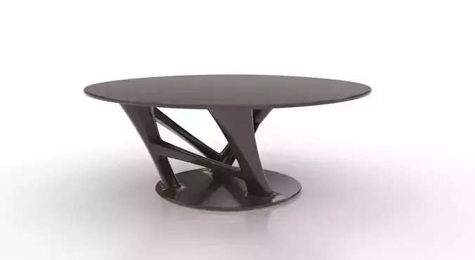 Mesa de Madera Redonda