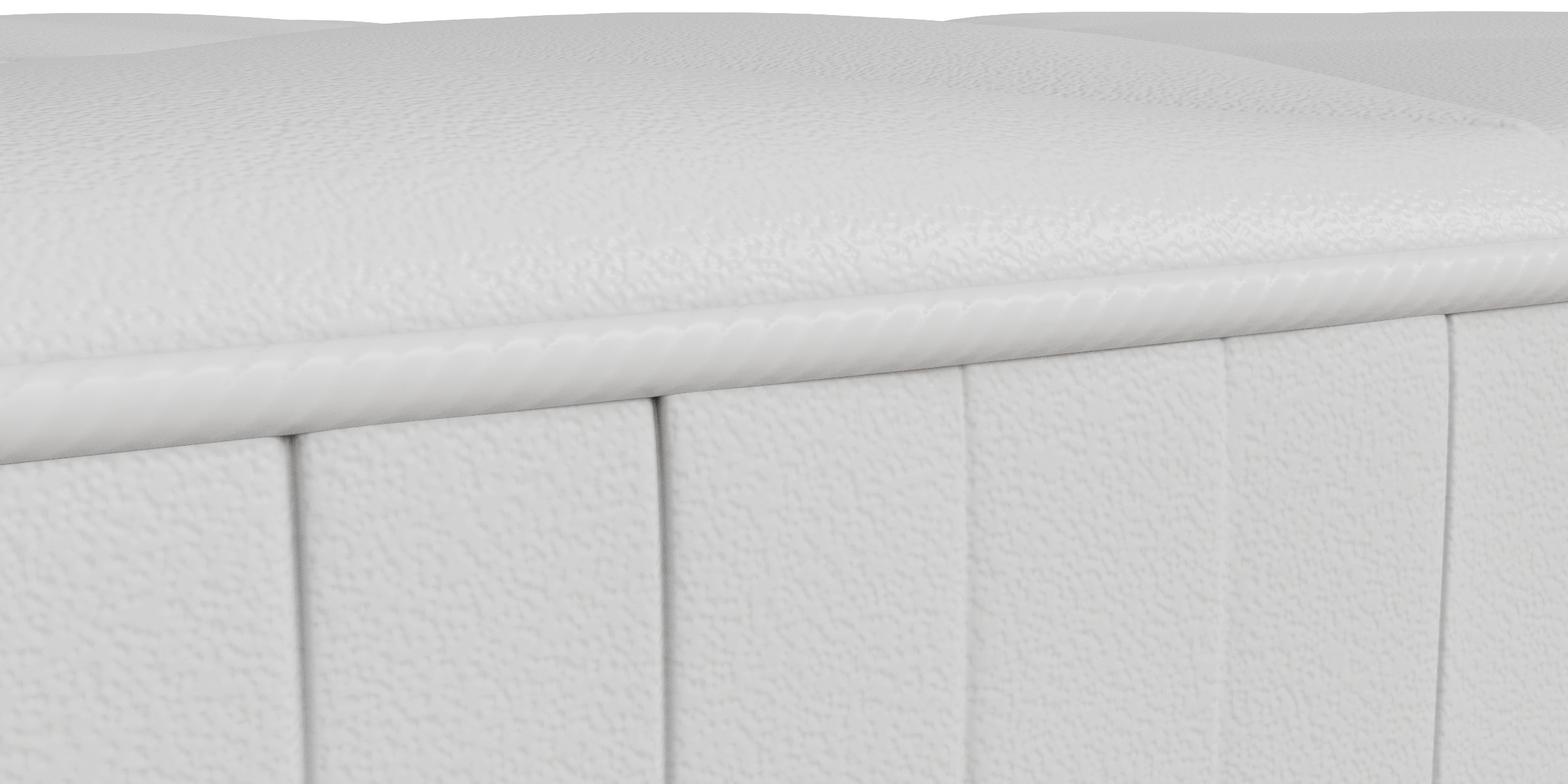 White Rhombus Mattress 3D model_2