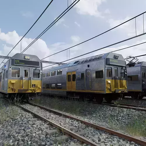 Sydney Trains K-Set 3D Model 3D model