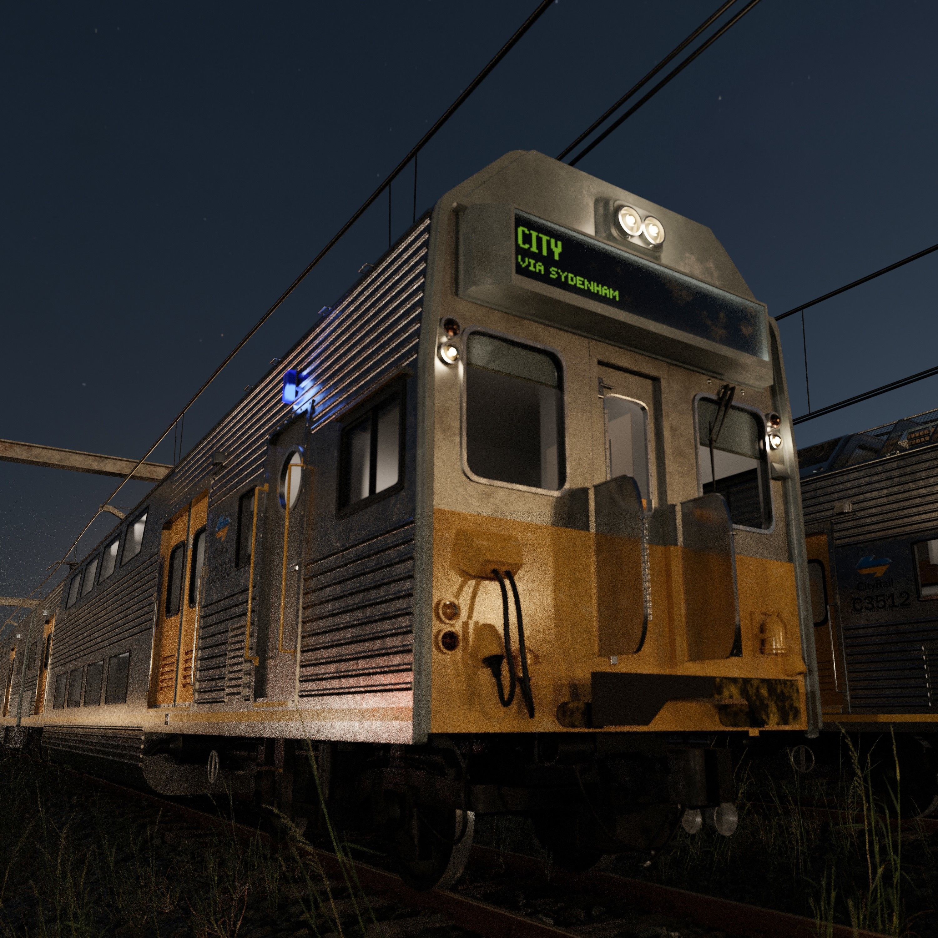 Sydney Trains K-Set 3D Model 3D model_7
