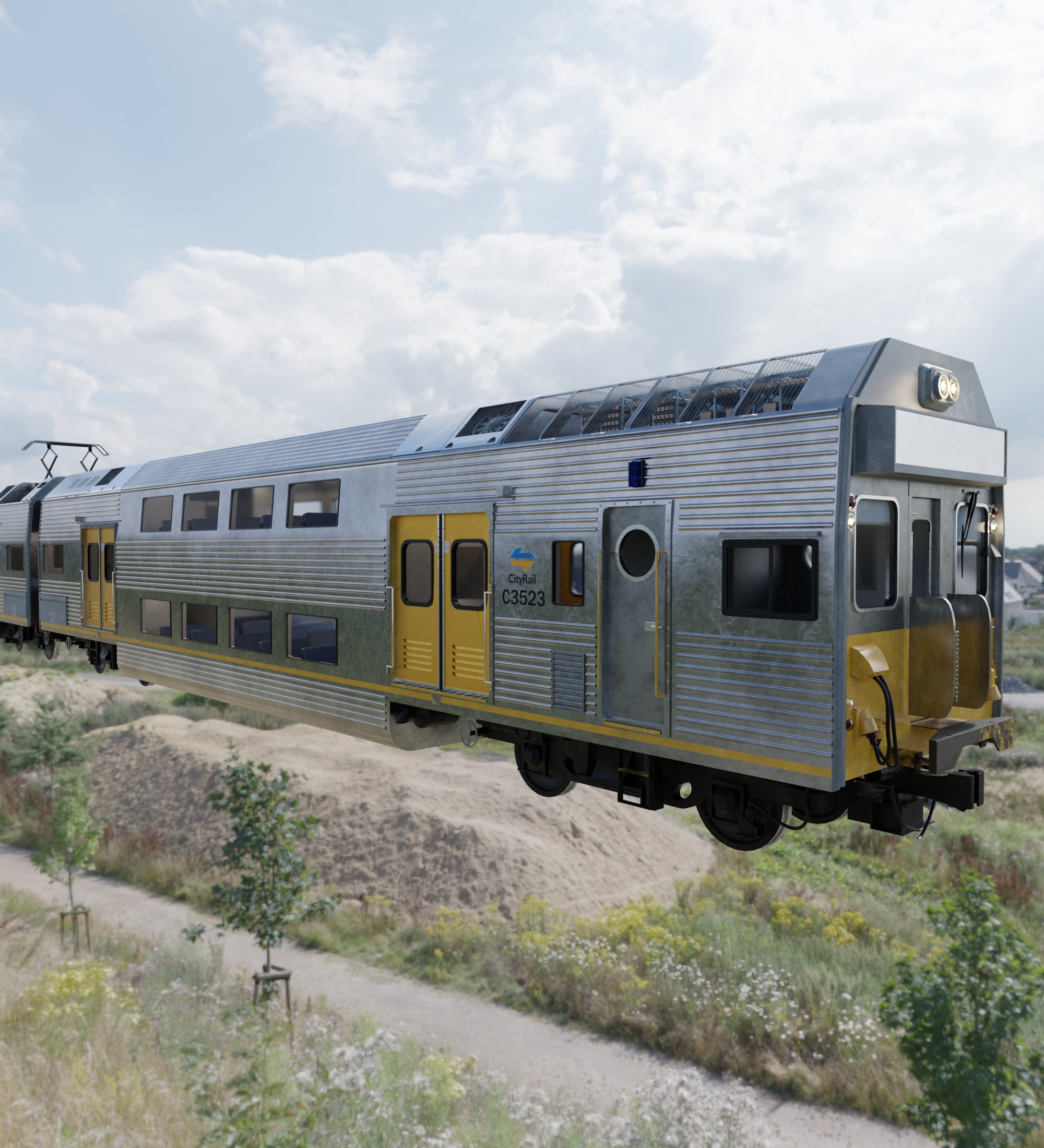 Sydney Trains K-Set 3D Model 3D model_16