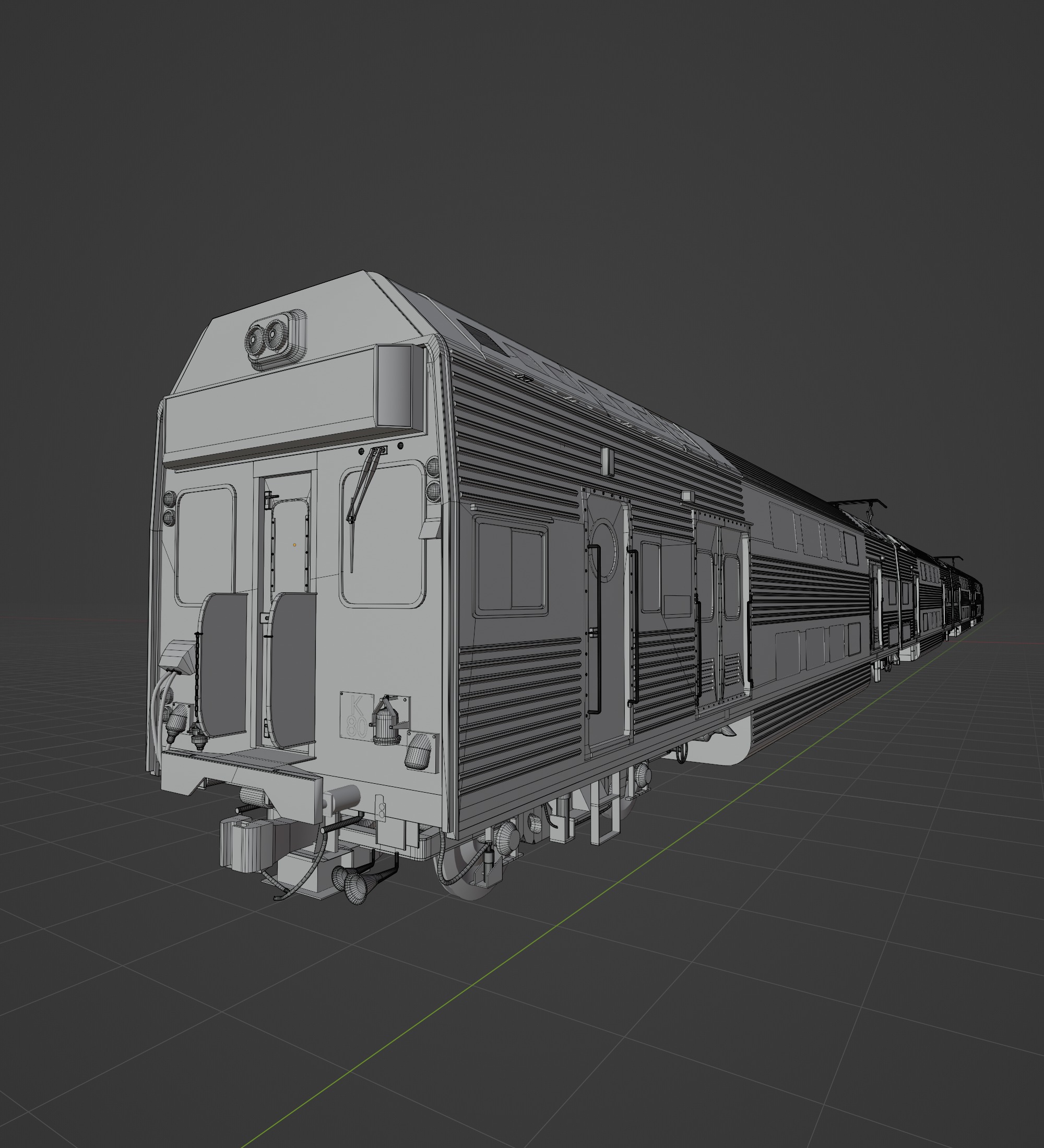 Sydney Trains K-Set 3D Model 3D model_10