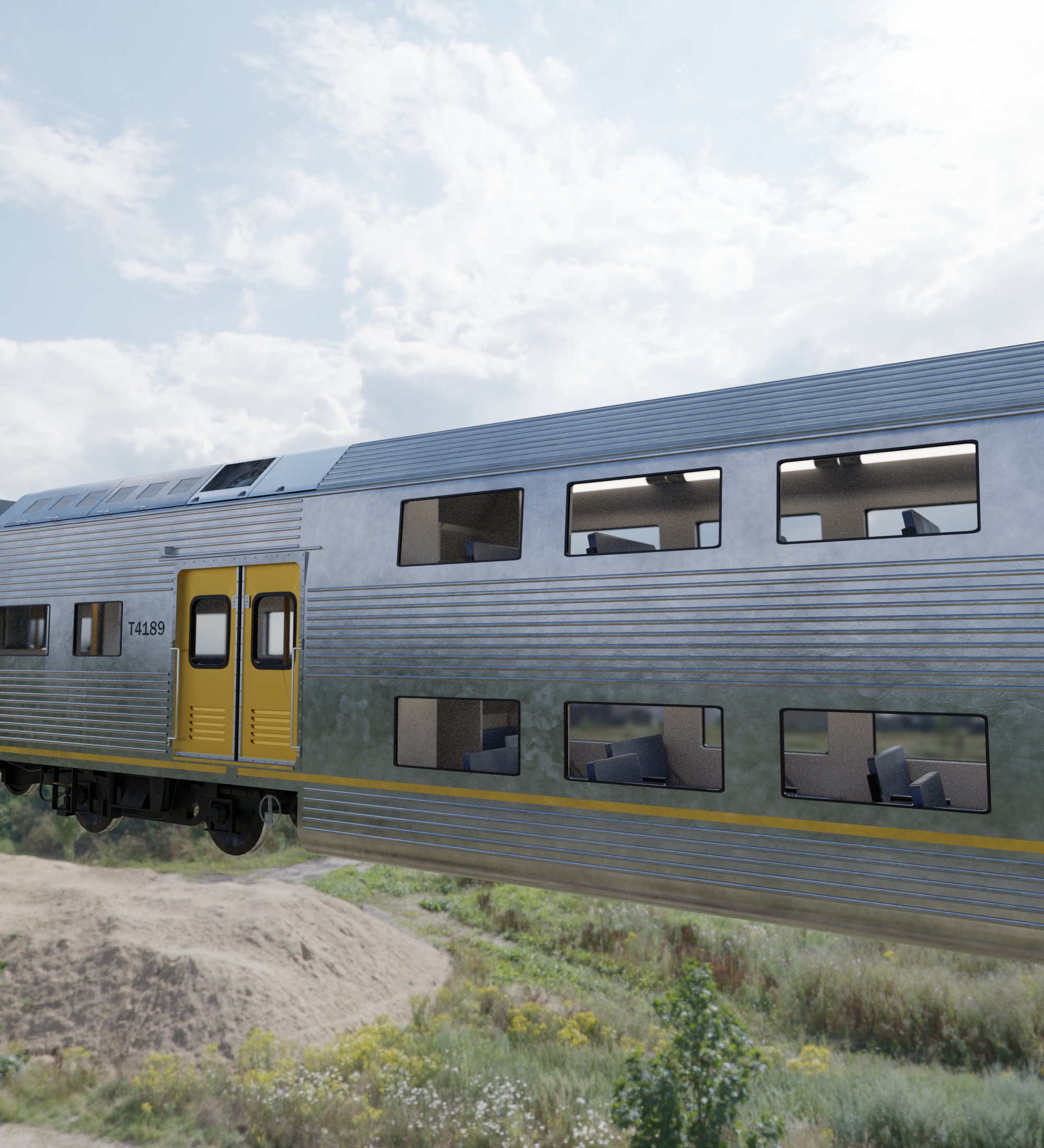Sydney Trains K-Set 3D Model 3D model_17