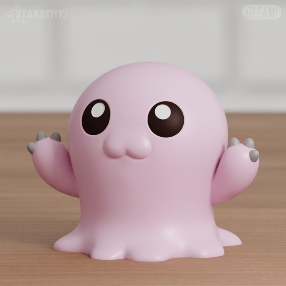Mochimon Chibi 4 models Digimon Tentomon 3D print model_10