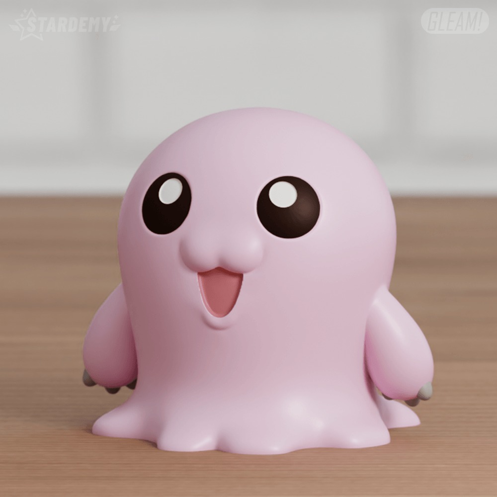Mochimon Chibi 4 models Digimon Tentomon 3D print model_7