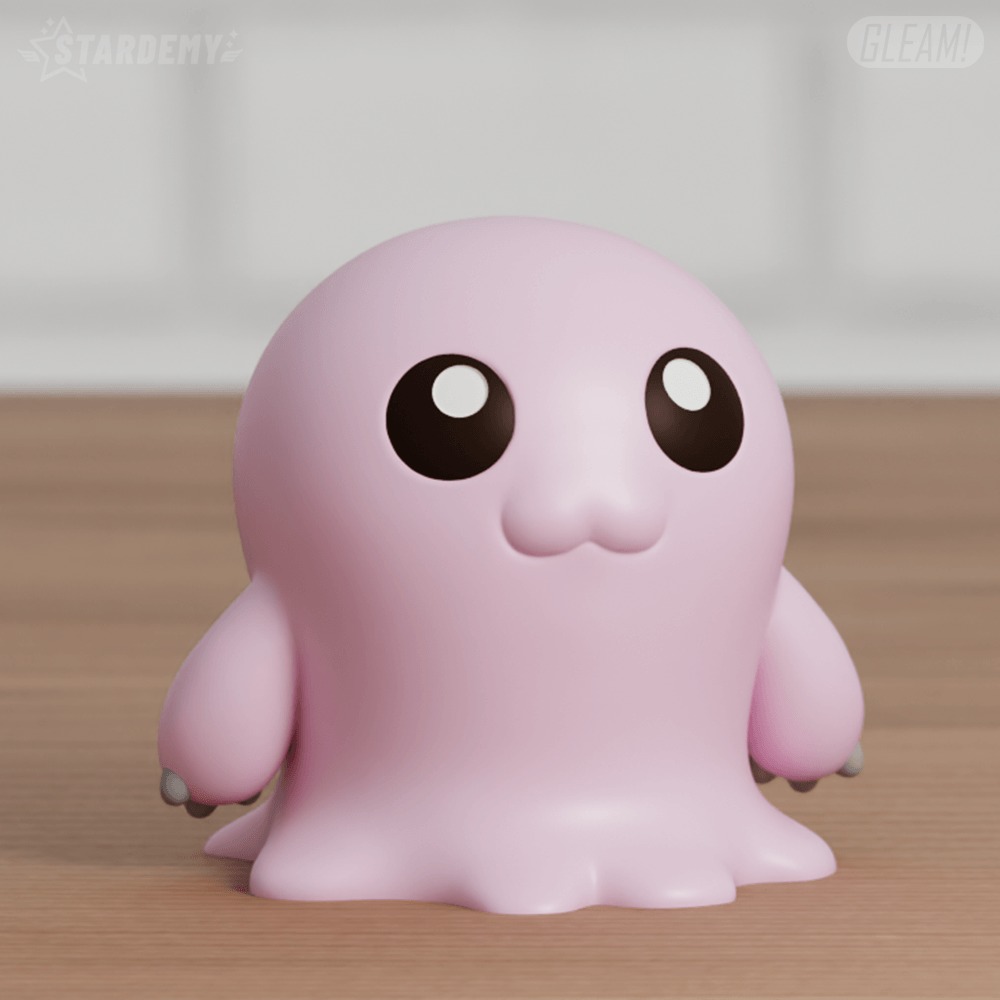 Mochimon Chibi 4 models Digimon Tentomon 3D print model_9
