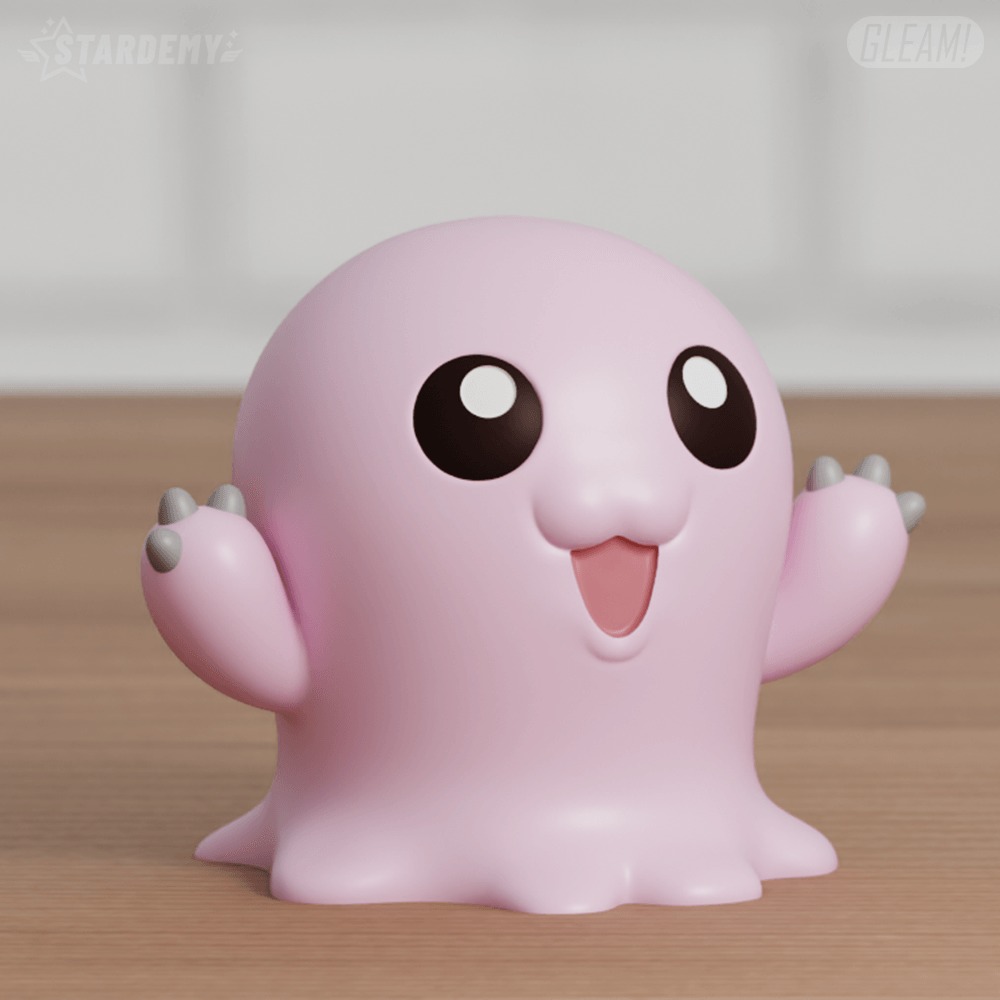 Mochimon Chibi 4 models Digimon Tentomon 3D print model_8