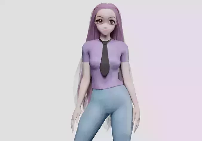 anime stylized girl V31725 