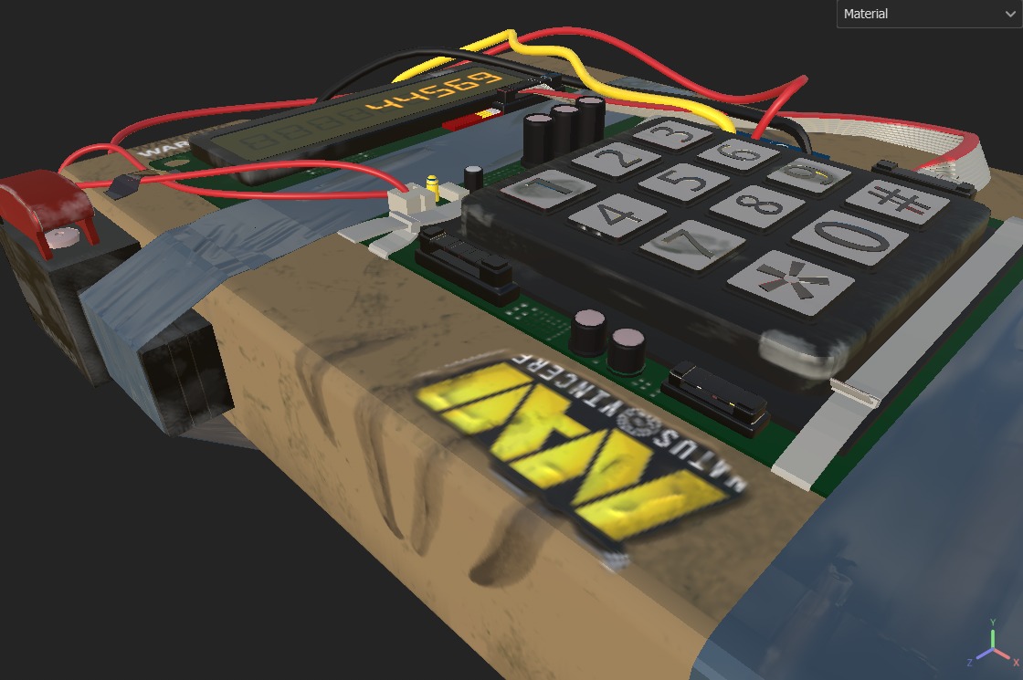 C4 Bomb CSGO Low-poly 3D model_2