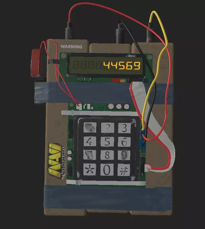 C4 Bomb CSGO Low-poly 3D model_0