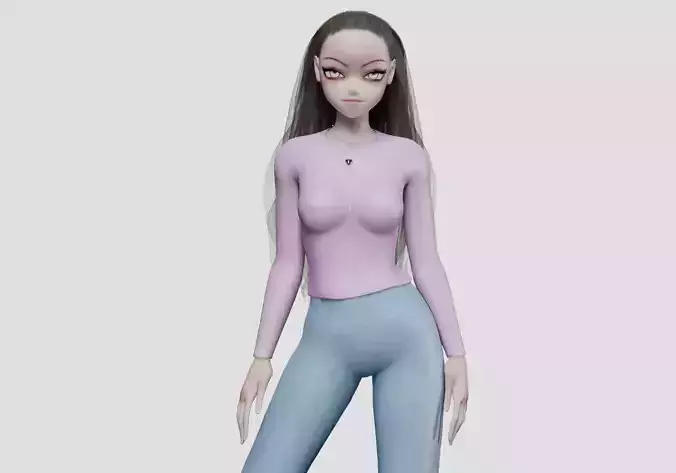 anime Basic girl V30635 